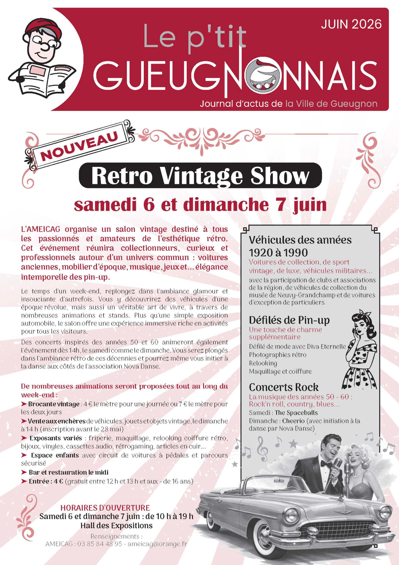 Journal municipal "Le P'tit Gueugnonnais" de juin
