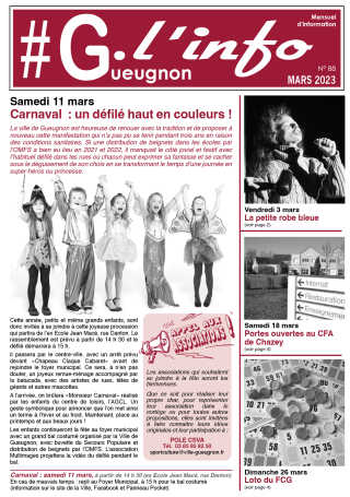 G l'info de mars 2023 Ville de Gueugnon