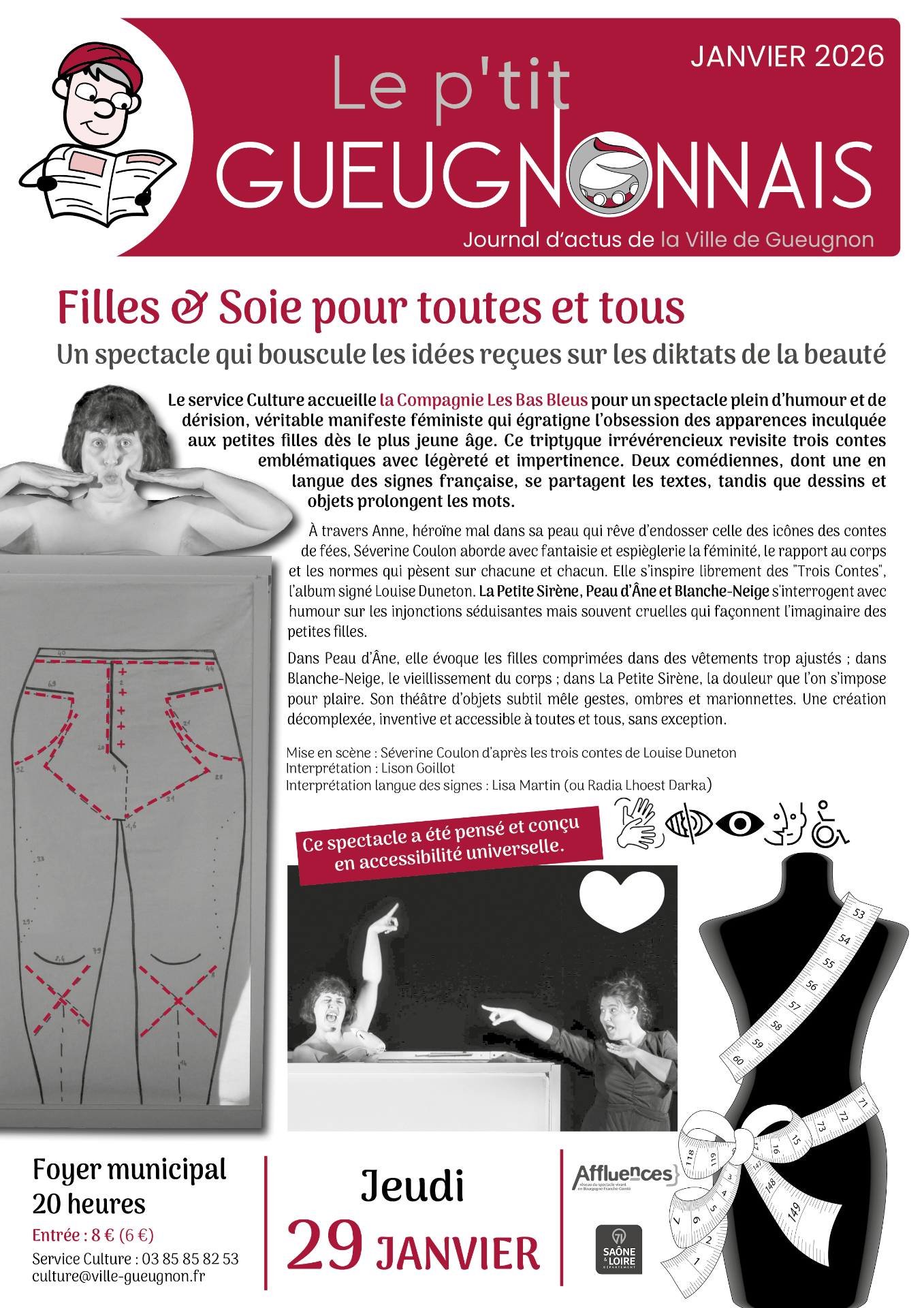 Journal municipal "Le P'tit Gueugnonnais" janvier 2026